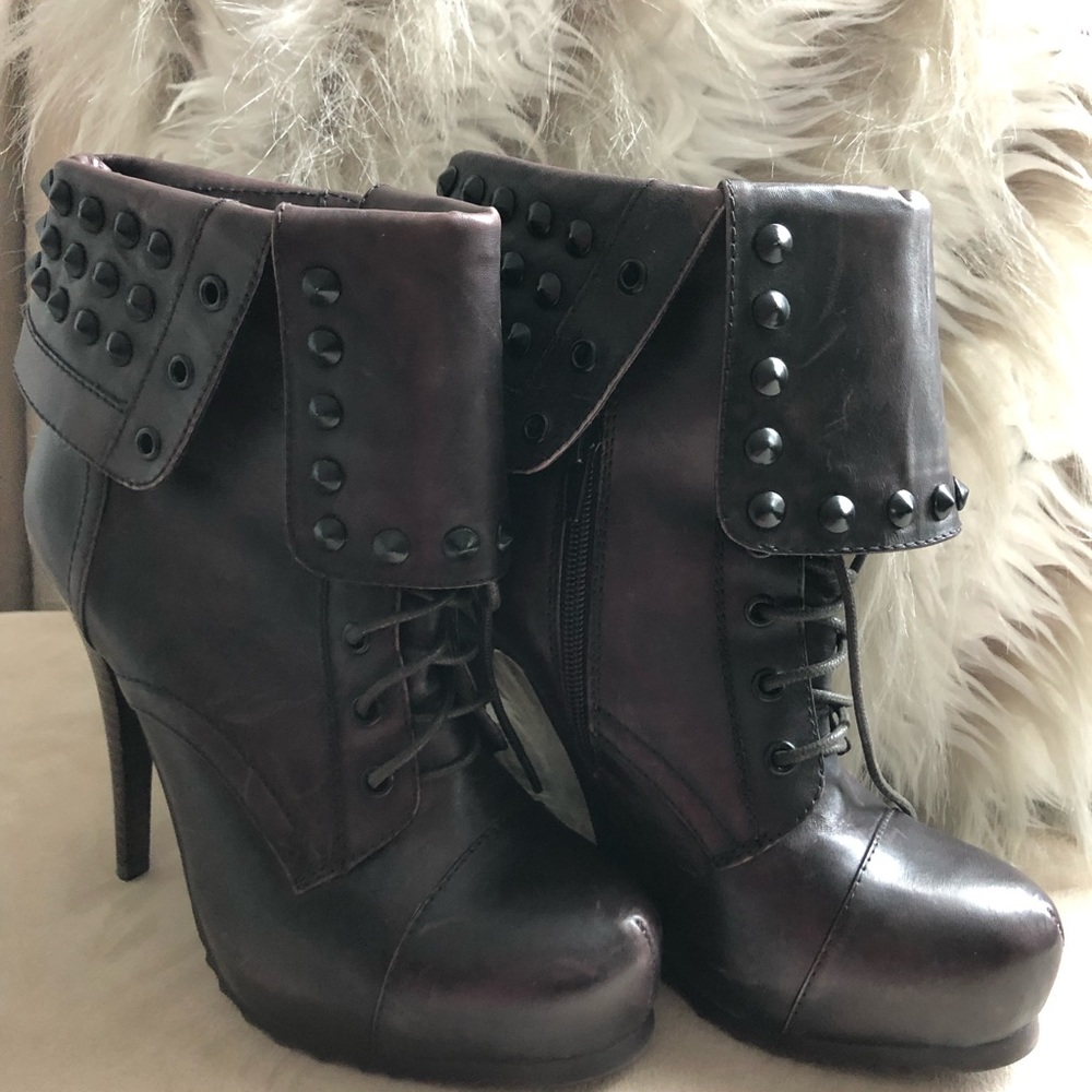 Bronx Renna Gade studded stiletto bootie
